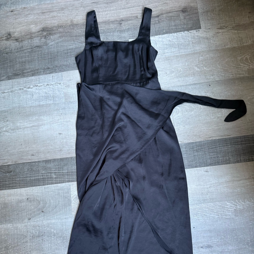 Aritzia Asymmetrical Black Dress